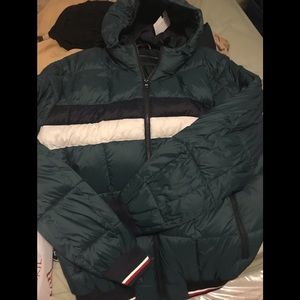 Multi Color Puffer Coat